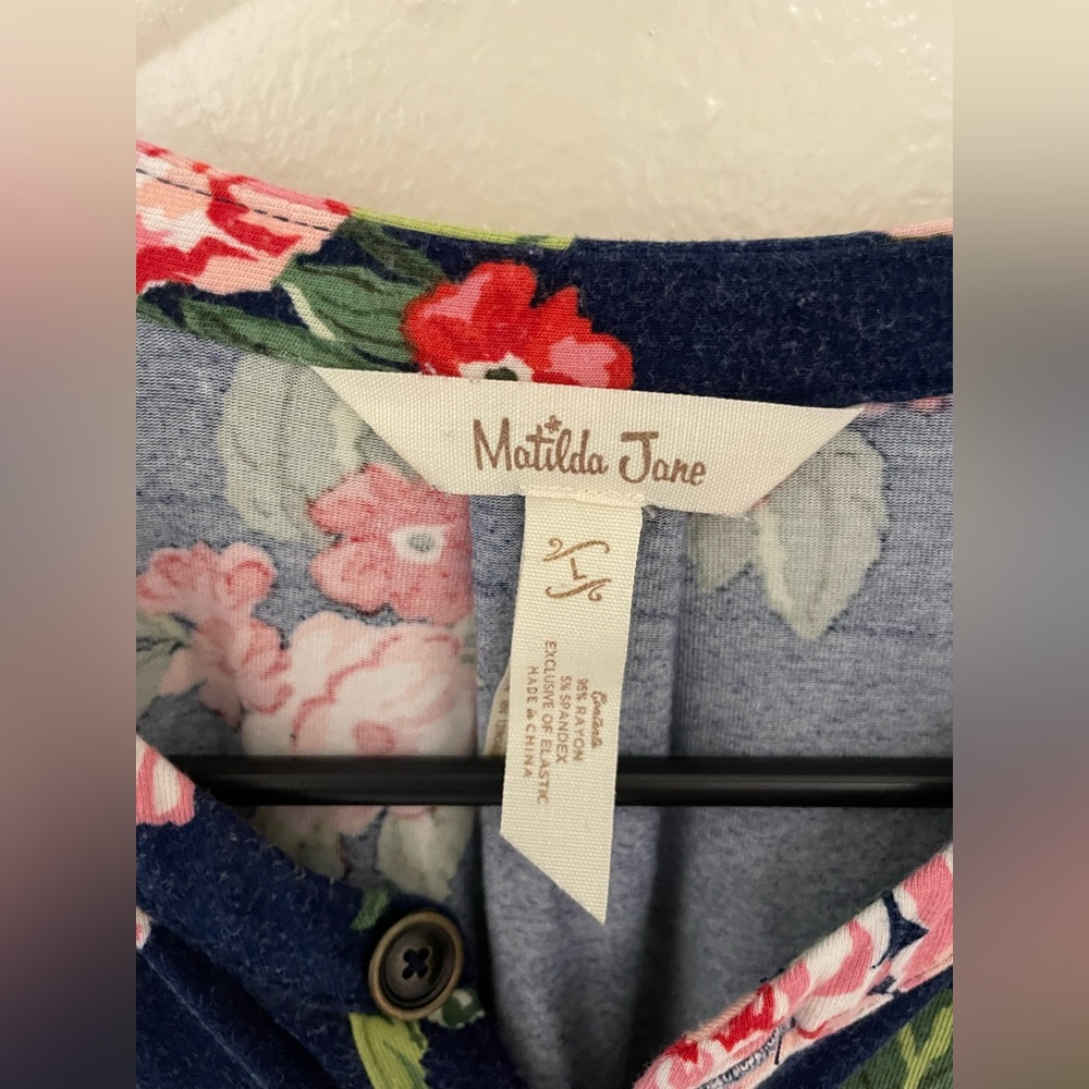 ✨Women’s Matilda Jane Floral Romper Size Large - Picture 6 of 10